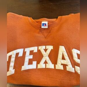 Vintage Texas Sweatshirt Y2K Russell University Of TX Longhorns Pullover